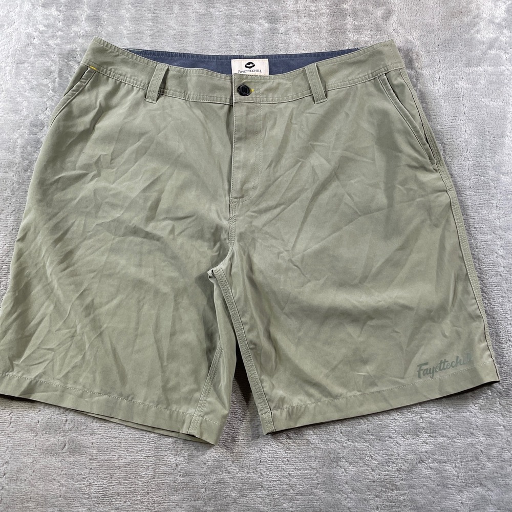 Fayettechill Shorts Mens XL Khaki Outdoor Camping Outdoor Lightweight Stretch‎